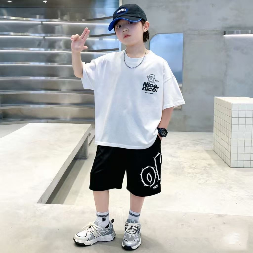 Katoenen zomer hiphop jongensk - Summer Clothing Drawing For Kids recensie en prijs