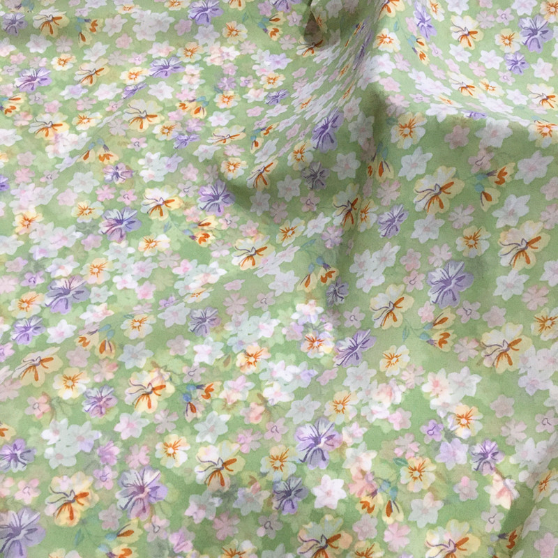 Bloem chiffon stof per meter v - Soft Summer Yellow Clothing recensie en prijs