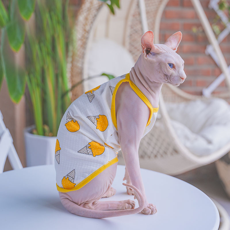 Sphynx Kat Kleding Sphinx Kato - Soft Summer Yellow Clothing recensie en prijs