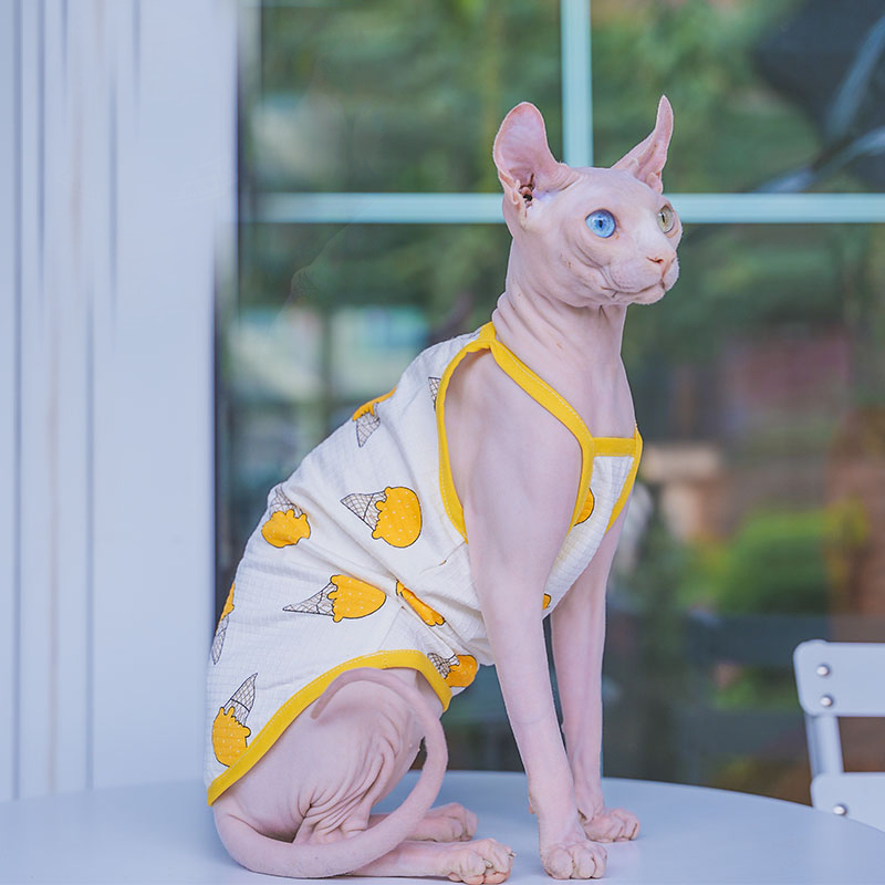 Sphynx Kat Kleding Sphinx Kato - Soft Summer Yellow Clothing recensie en prijs
