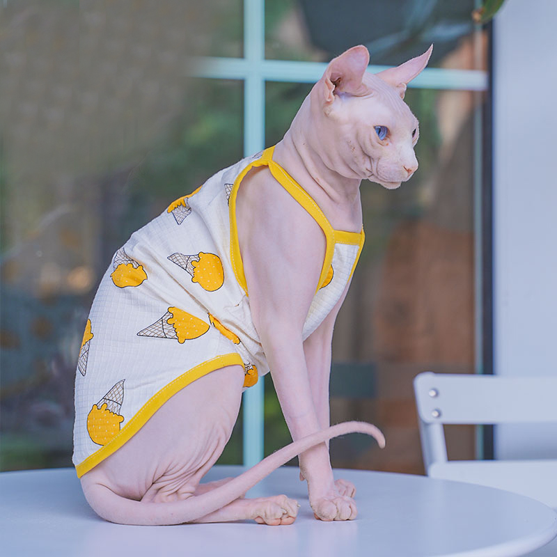 Sphynx Kat Kleding Sphinx Kato - Soft Summer Yellow Clothing recensie en prijs