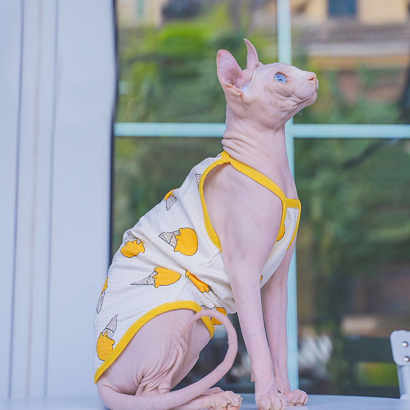 Sphynx Kat Kleding Sphinx Kato - Soft Summer Yellow Clothing recensie en prijs